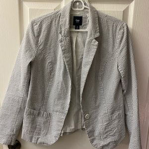 Gap Seersucker Blazer